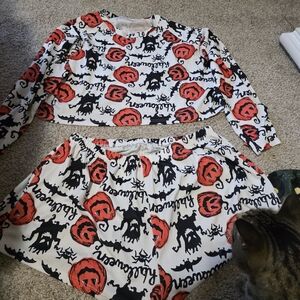 Halloween Themed Kids Pajamas Set